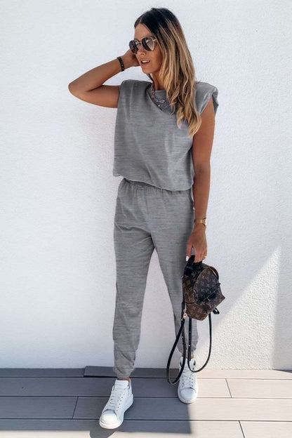 Loungewear Sets Muscle Top and Joggers Set