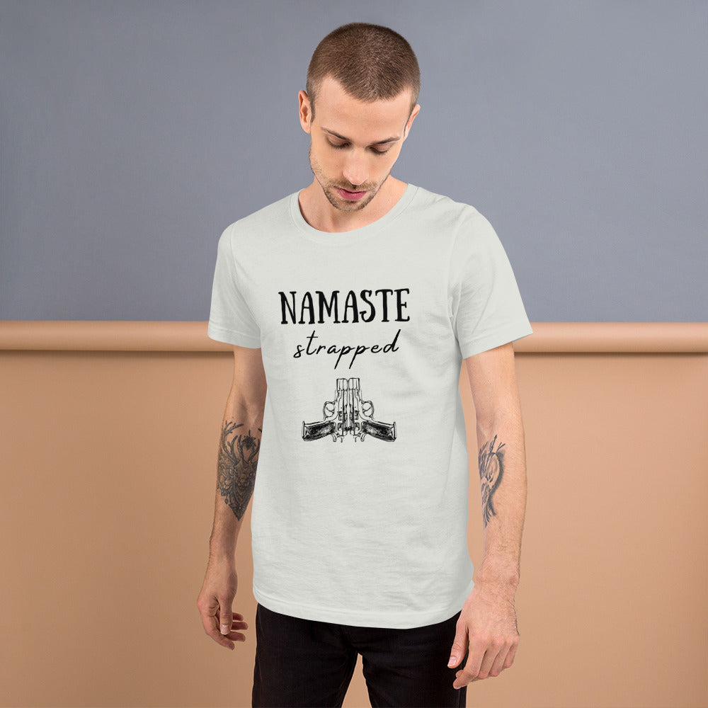 BM TEE Unisex Namaste Strapped Graphic T-Shirt