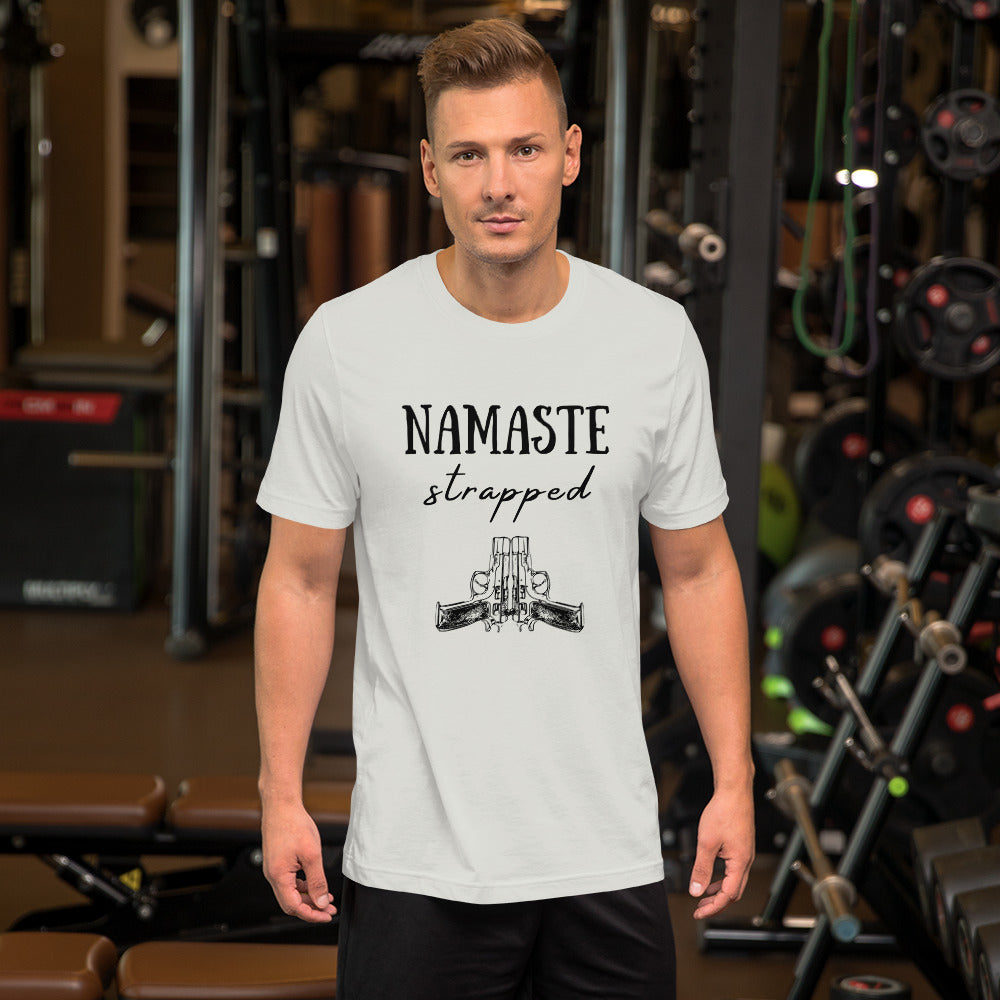 BM TEE Unisex Namaste Strapped Graphic T-Shirt