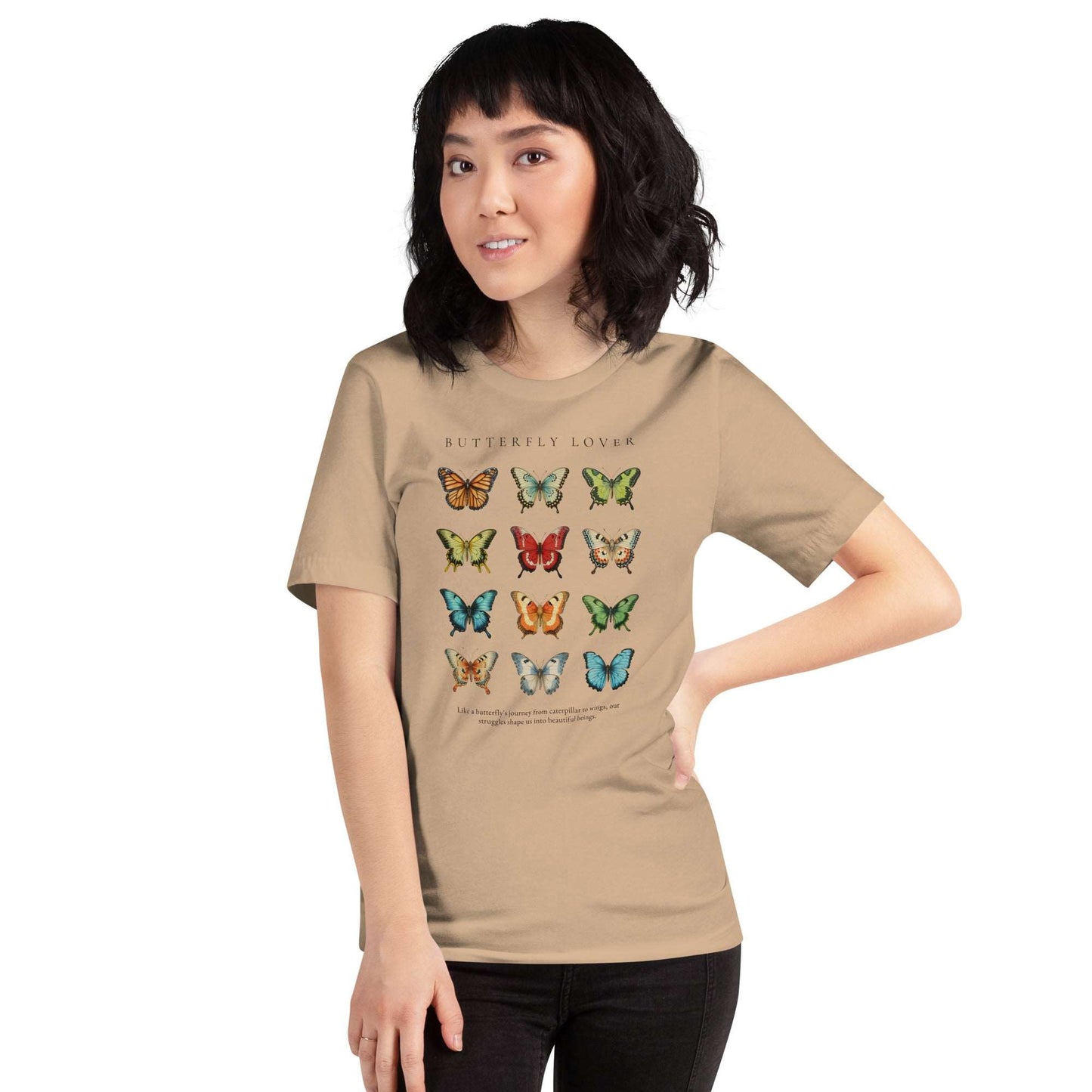 A BM TEE Butterfly Lover Graphic t-shirt