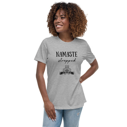 BM TEE Namaste Strapped Women's Relaxed Tshirt