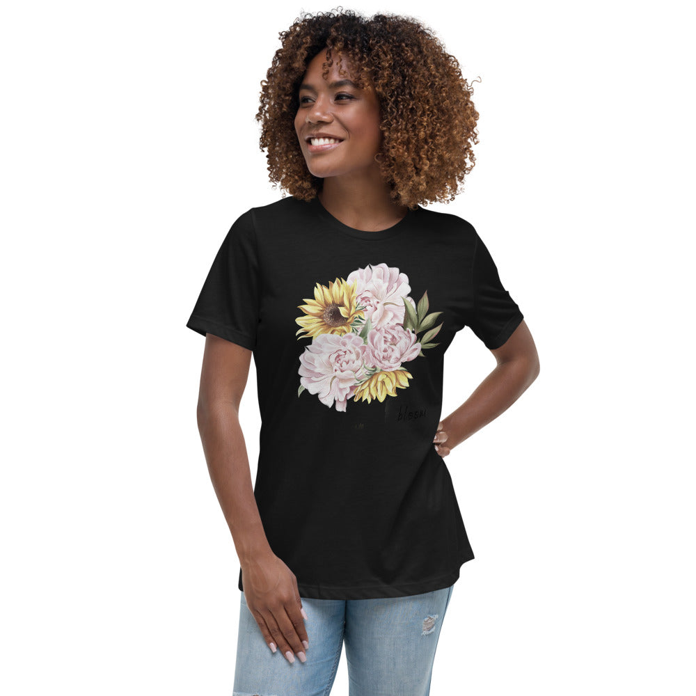 BM TEE Blooms Women's Relaxed T-Shirt