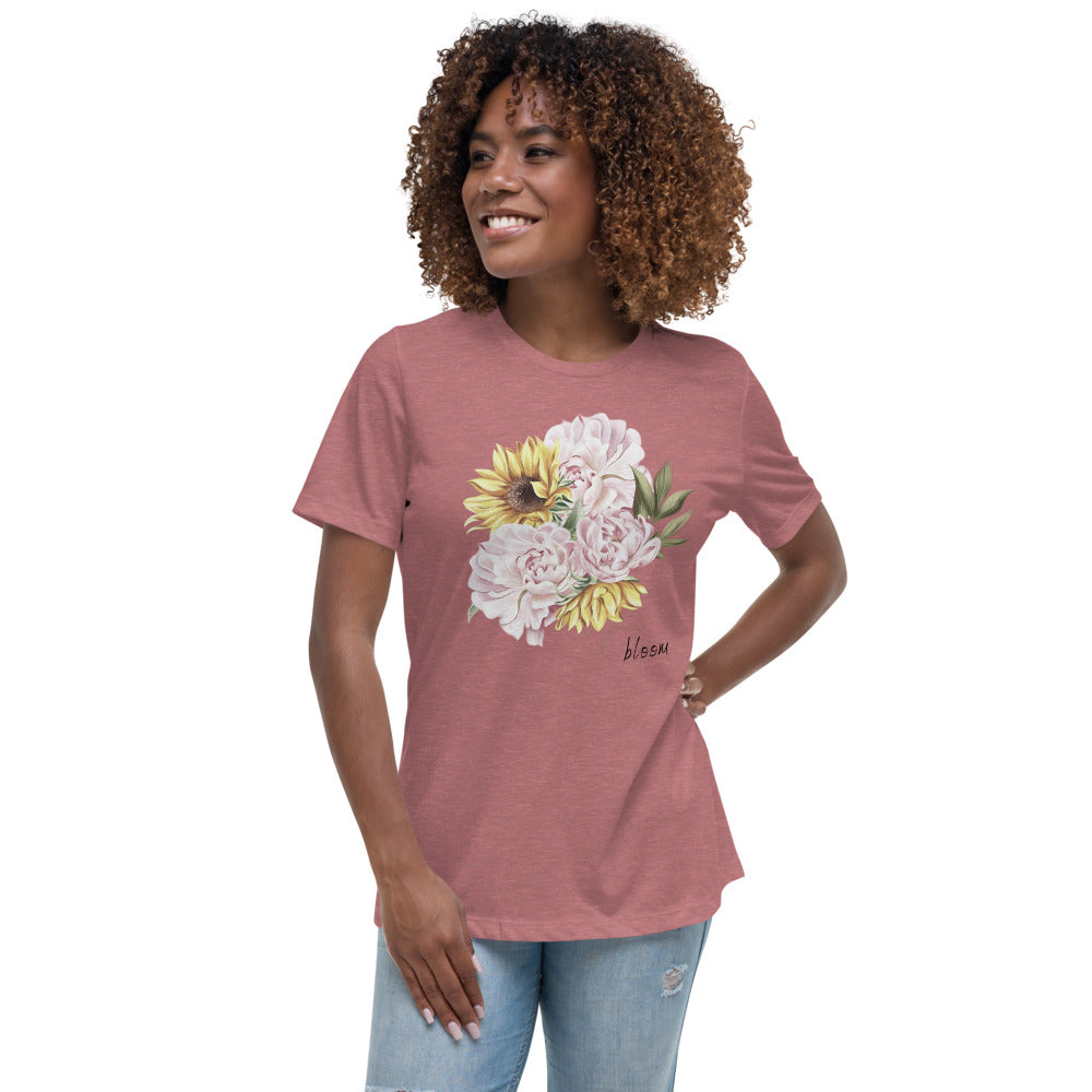 BM TEE Blooms Women's Relaxed T-Shirt