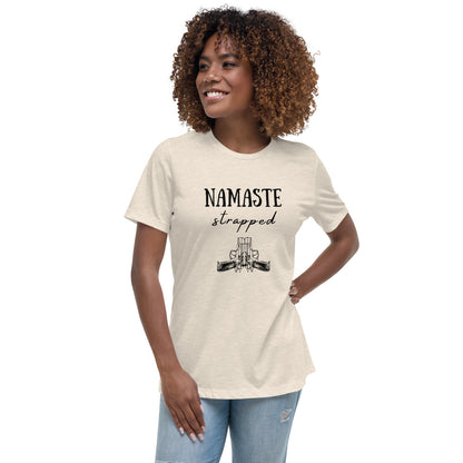 BM TEE Namaste Strapped Women's Relaxed Tshirt