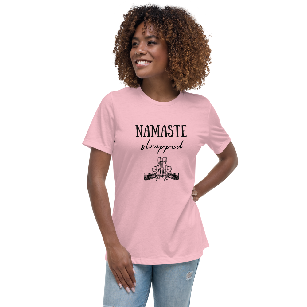 Namaste Strapped Women's Relaxed Tshirt