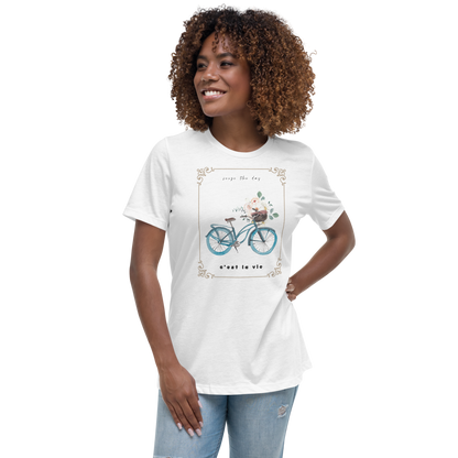 BM TEE Bicycle Vintage Women's Relaxed Tshirt