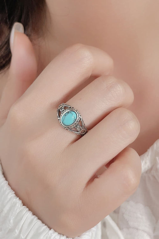 JA Turquoise 925 Sterling Silver Ring