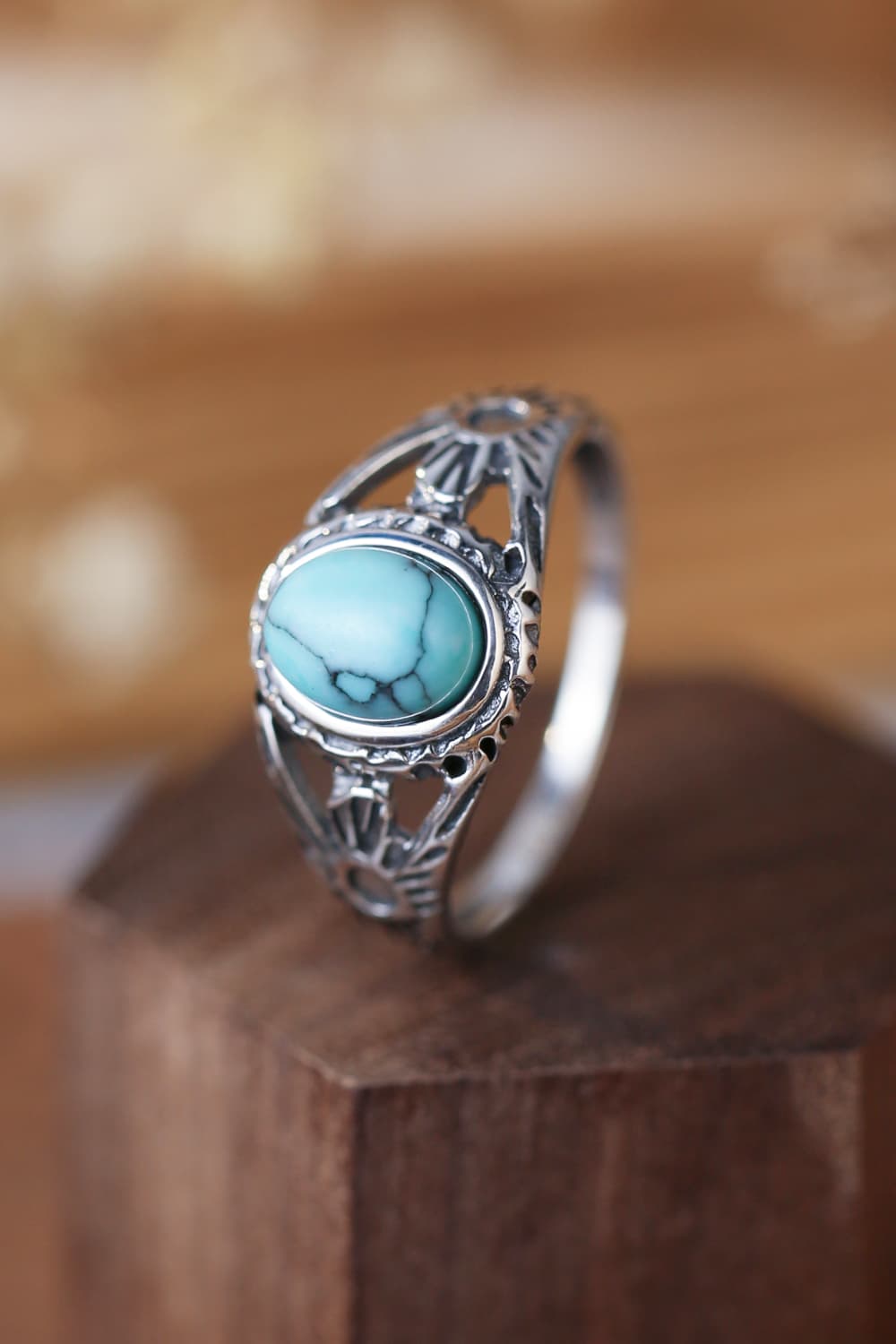 JA Turquoise 925 Sterling Silver Ring