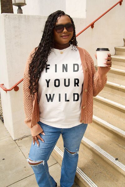 A BM TEE FIND YOUR WILD Graphic T-Shirt